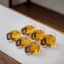Cốc cà phê thủy tinh DONOVANQQ, Cốc Espresso chịu nhiệt dày, Tay cầm bằng gỗ vuông thực tế Mini Teacup Cafe