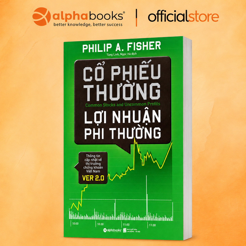 Sách - Cổ Phiếu Thường Lợi Nhuận Phi Thường - Philip A. Fisher (Alpha Books)