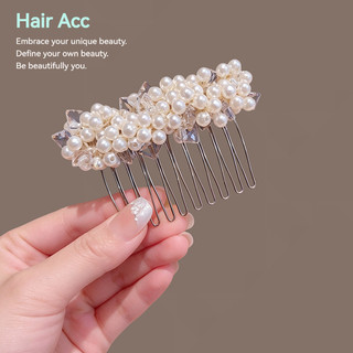 Công Nghiệp Nặng Ngọc Trai Tinh Tế Chèn Lược Tóc Gãy Tóc Cố Định Dụng Cụ Tiện Dụng Trán Nổ Tóc Upside Xuống Lược Tóc Kẹp Tóc