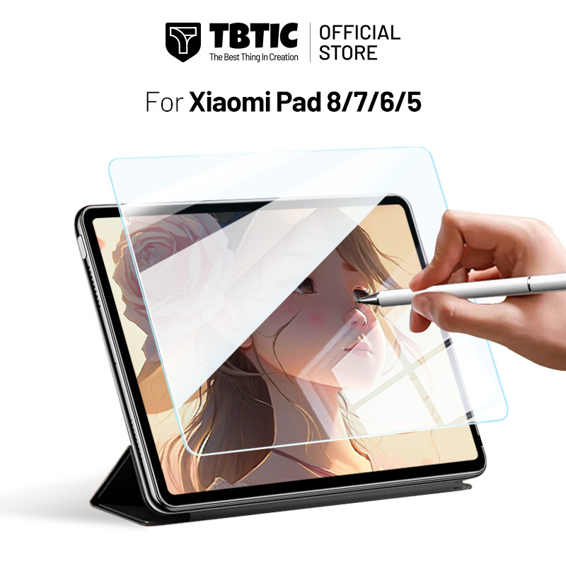 Kính Cường Lực TBTIC Bảo Vệ Màn Hình Cho Xiaomi Pad 8 7 6 5 Pro 11.2 11 Inch 2024 2023 2022