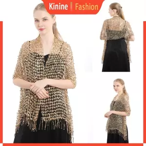 Khăn choàng mùa hè dành cho nữ thoáng khí KIN có tua rua Viền Khăn choàng lớn ngoài trời