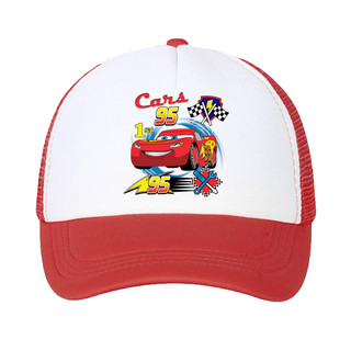 Mũ CARS Lightning McQueen in mũ bóng chày Minnie thoáng khí mũ chống nắng lưới polyester mũ xe tải có thể điều chỉnh mũ quà tặng sinh nhật