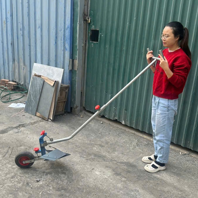 Cày Tay Người Kéo CN-150 Tháp Xanh Dụng Cụ Xới Đất Làm Cỏ Vun Gốc Đa Năng Siêu Nhẹ, Thép Chống Gỉ
