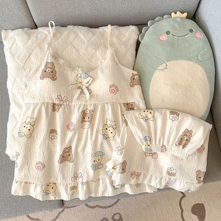 [Pre-Order]-Set 2 Dây Bộ Ngủ Mềm Mát Chất Đũi Nhiều Hoạ Tiết Dễ Thương QC Loại 1 mát mẻ thoải mái