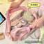Túi bơi tách ướt khô có sẵn Túi đựng đồ vệ sinh hai lớp chống thấm nước nhiều ngăn không thấm nước dung tích lớn Túi đi biển di động Túi đựng đồ để bàn