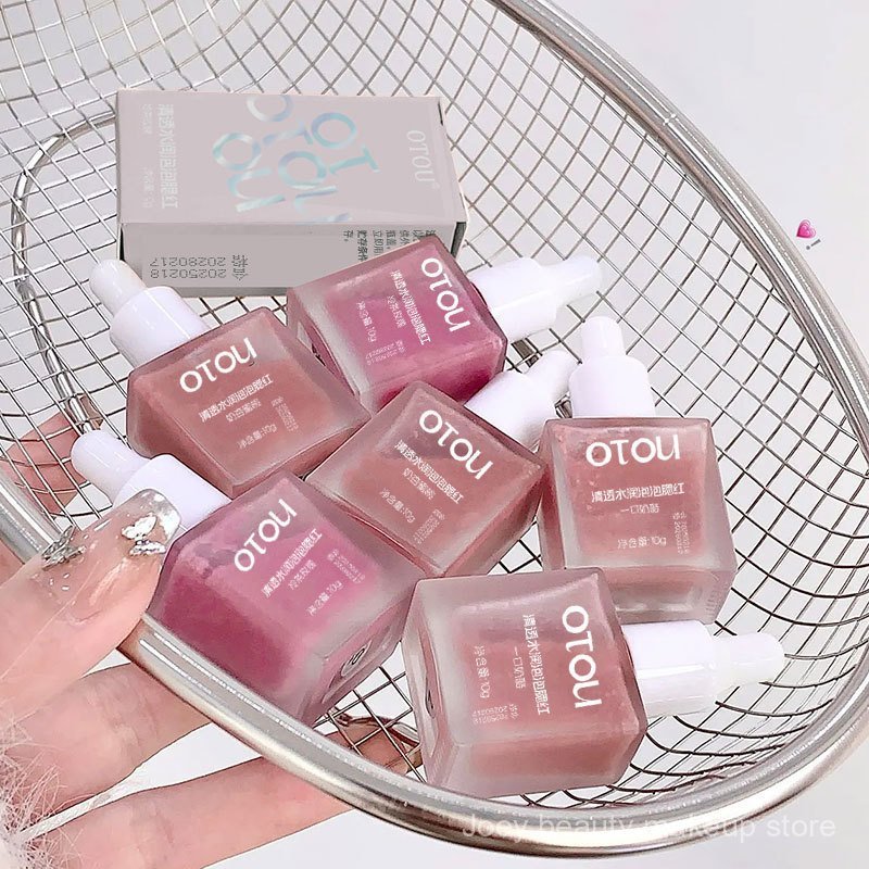 OTOU Bubble Liquid Blush Tăng cường độ ẩm lâu trôi Da Phong cách Hàn Quốc Pure Desire A8UF