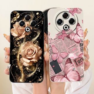 Ốp Lưng Cho Tecno Spark 30 4G KL6 / Spark 30 Pro 4G KL7 Ốp lưng Thời Trang Mới Hoa Cúc Không Gian Camera Bảo Vệ Mặt Sau