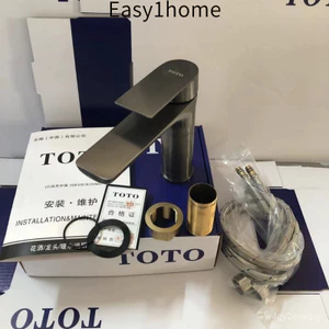 Vòi TOTO, Súng, Vòi Phòng Tắm Màu Xám, Chậu Rửa, Chậu Rửa, Chậu Dưới, Vòi, Chậu Nóng Và Lạnh Bằng Đồng, Vòi