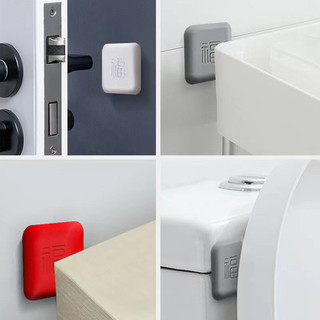 4 Chiếc Tết Nguyên Đán Fu Nhân Vật Cửa Hút Silicon Không Đục Lỗ