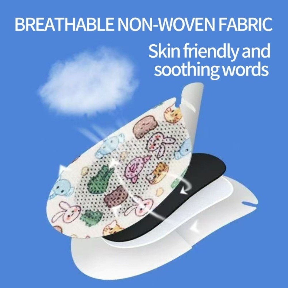 HOBBYIN 20 Miếng Dán Mắt Trẻ Em, Miếng Dán Mắt Thị Lực Mềm Mại Thân Thiện Với Da, Miếng Dán Chăm Sóc Thị Lực Dính Dùng Một Lần Dễ Thương Cho Bé Gái Bé Trai