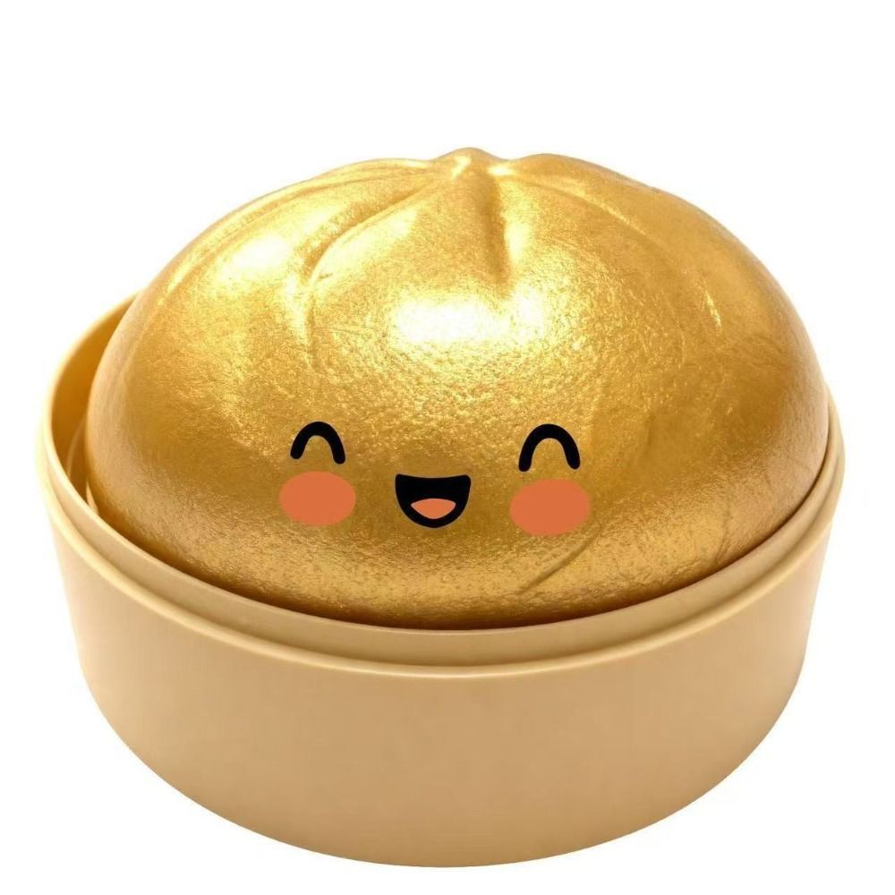 LOMBARDY Bánh bao Squishes, Quả bóng cảm giác cầu vồng khổng lồ, Mô phỏng hình bánh bao lấp lánh Đồ chơi Squishy mềm dễ thương Quà tặng trẻ em