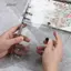 DELMER Loose Leaf Ring Folder Đồ dùng văn phòng Trường học Chất kết dính chương trình nghị sự trong suốt