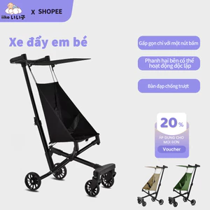 iiko Xe Đẩy Trẻ Em Đa Năng Bánh Xe Giảm Xóc Khung Chắc Chắn An Toàn