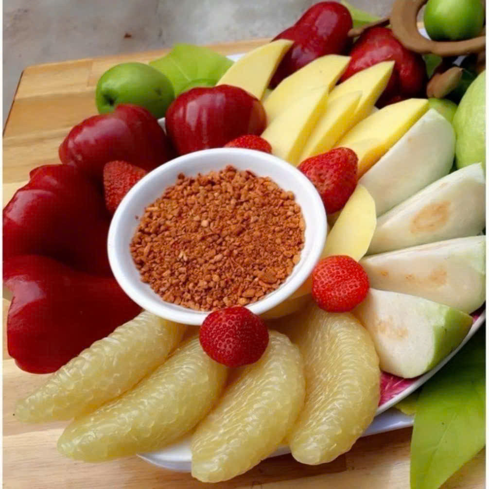 Muối Tôm Tây Ninh Đức Hải Đậm Đà dùng Chấm Trái Cây, Ướp cá thịt - Hộp 110g - Đức Hải Food