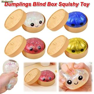 THEHOMECO Hộp Bánh Bao Đồ Chơi Squishy, Mềm Với Máy Hấp Bún Nhồi Bông Squishy Pinch Le, Quà Tặng Fidget Long Lanh Khả Năng Phục Hồi Chậm Đồ Chơi Squishy Dụng Cụ Thư Giãn