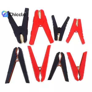 2 CÁI 100 / 200 / 300 / 500A Kẹp cá sấu bằng đồng hạng nặng Thiết bị đầu cuối Pin điện Đầu nối thử nghiệm kẹp cá sấu cho cáp nhảy Tăng cường đẹp