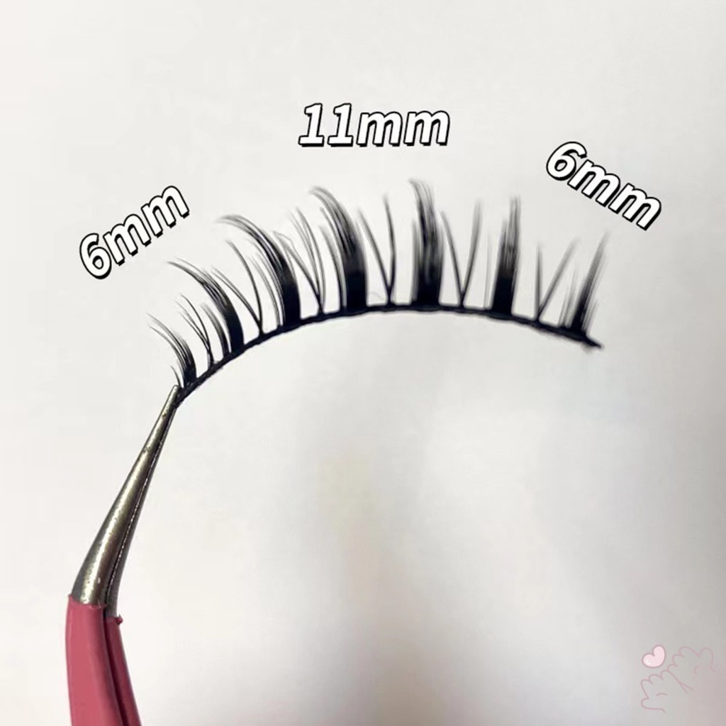5 Đôi Lông Mi Giả Khối Lượng Lông Tơ - Lông Mi Dài Dày Cho Nữ Bé Gái