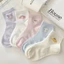 Tất Trẻ Em Mỏng Họa Tiết Hoạt Hình Dễ Thương Giữa Ống Không Xương Ren Giữa Ống Tất Bé Gái Tất