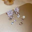 Bạc Đẹp Phong Cách Cổ Tích Zircon Hoa Pha Lê Tua Rua Bông Tai Tươi Ngọt Bông Tai Thời Trang Đơn Giản Bông Tai 26.5.14