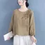 Áo thun Ma Nguyên Nữ Mùa Hè Mới Thời Trang Dáng Rộng Thêu Top Nữ