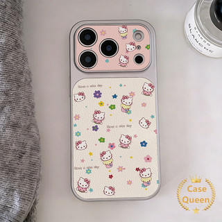 Cho IPhone 15 11 16 12 17 13 14 Pro Max 17 Air 14 Plus Phim hoạt hình toàn màn hình Kitty Cat Instant Sticker Case