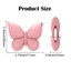 SMILE Silicone Son Bóng Tay Bảo Vệ, Có Móc Khóa Di Động Bướm Son Môi Giá Đỡ, Hình Bướm Silicon Di Động Son Dưỡng Môi Móc Khóa Dành Cho Nữ Cô Gái Du Lịch Sử Dụng