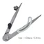 Công cụ góc có thể điều chỉnh DAYBREAK, Đồng hồ đo chia cánh bằng thép Carbon 250mm, La bàn chuyên nghiệp có thể khóa 150mm Bạc Gia công kim loại