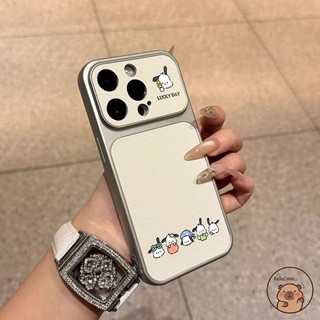 Dành Cho OPPO Find X9 X8 X8S X7 X6 X5 F31 F29 F27 F25 F23 F21 F21S F19 F19S F11 Pro Plus Ốp Điện Thoại Nhìn Lớn Cửa Sổ Da PU Chó Con Kem Hoa Hoạt Hình Vỏ