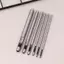 JCSYFAC Bộ 6 Lỗ Rỗng Bộ Dụng Cụ Đấm Lỗ Tròn Thép Da Thủ Công Làm Việc Cho Dây Đồng Hồ, Vải, Nhựa, Đai Gioăng Mới