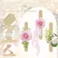 JCSYFAC 6 Cái Slaplet Vòng Tay Xòe Vòng Tay Co Giãn Có Thể Điều Chỉnh Cho Tiệc Cưới Hoa Sắp Xếp Mới