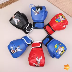 Găng tay đấm bốc trẻ em hoạt hình Da PU Găng tay đấm bốc trẻ em Sanda Găng tay đấm bốc trẻ em Găng tay đấm bốc chiến đấu Taekwondo Mitts mới