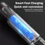 < WHPHous-t > Đèn pin nhà thơ ABS Flashlamppact USB có thể sạc lại để đi bộ đường dài ngoài trời Bộ khẩn cấp Đẹp