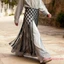Thắt lưng khăn quàng cổ móc dành cho nữ Bohemian Cutouts Tua dài Sarong Khăn quàng cổ thắt lưng