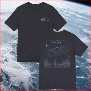 YB1 2026 NMIXX 1st World Tour Tập 1 Zero Frontier Áo thun KPOP người hâm mộ tay ngắn áo thun BY1