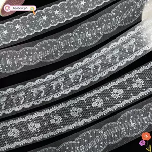 Băng phủ viền ren BEABOUT, Star Sand Dream Series Fine Glitter Washi Tape, Gói băng cắt tự dính DIY