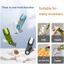 Cọ Đa Dụng 3 Đầu Làm Sạch Cốc & Bình - Xoay 360°, Dễ Treo, Màu Xám/Xanh, Tiện Dụng Cho Gia Đình​