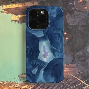 Ốp Điện Thoại YIJS Mặt Dây Chuyền Gaze Thích Hợp Cho IPhone 15 14 13 ProMax 11 12 Pro XR XSMAX 16 E 17 AIR 7 8 PLUS Phim Vỏ Cứng ins Phong Cách Thời Trang