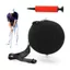 LACYESUK Golf Swing Trainer, Air Pump Arm Corrector Bóng tác động thông minh, Hỗ trợ đào tạo Dây buộc có thể điều chỉnh Bóng thông minh bơm hơi Hỗ trợ huấn luyện chơi gôn Huấn luyện tư thế