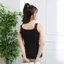 Áo Tank Mùa Hè PYCOU, Áo Sơ Mi Cami Ôm Cổ Chữ U, Thường Ngày Với Ren Không Tay Camisoles Suspender Vest Cho Nữ