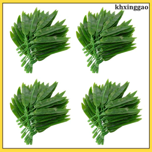 Bộ 50 Trang Trí Ngoài Trời Trong Nhà Lá Tre Nhân Tạo Stalks 16.00X13.00X1.00CM Xanh khxinggao