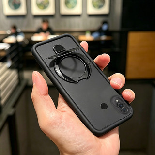 PBZZ Ốp Lưng Cho redmi Note 7 pro Note 7 Vỏ Điện Thoại Vỏ Mềm Silicon Chống Sốc Thiết Kế Mới Thẩm Mỹ Có Giá Đỡ Cho Nam Đen JTUZJ3
