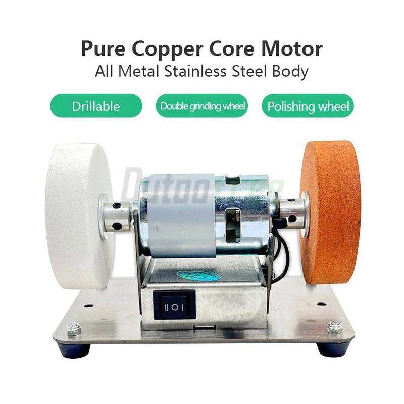 Máy mài 2 đá mini để bàn tiện dụng mới nhất máy  mài dao
