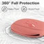 Hộp lưu trữ tai nghe OLVIDO, Tai nghe đĩa U di động, Silicone Mini Dễ thương Son môi Bảo quản Phụ kiện Tổ chức