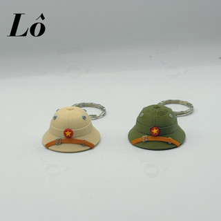 Móc khóa mũ cối Bộ Đội / Công An / Hải quân – Quà lưu niệm độc đáo, biểu tượng Việt Nam