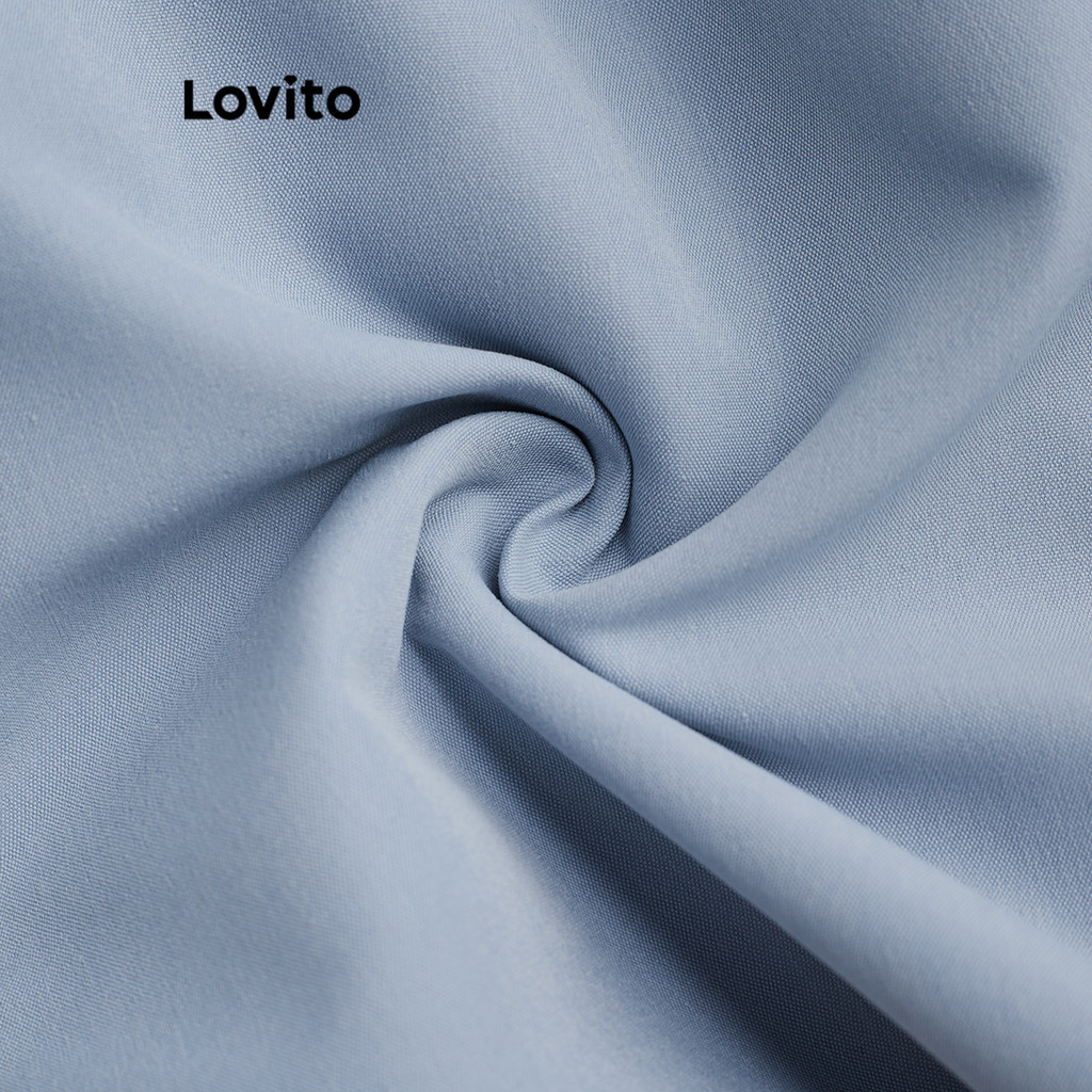 Lovito Phong cách thường ngày Váy Xếp Ly Nơ Mùa Hè/xuân Cho Nữ L120ED1161