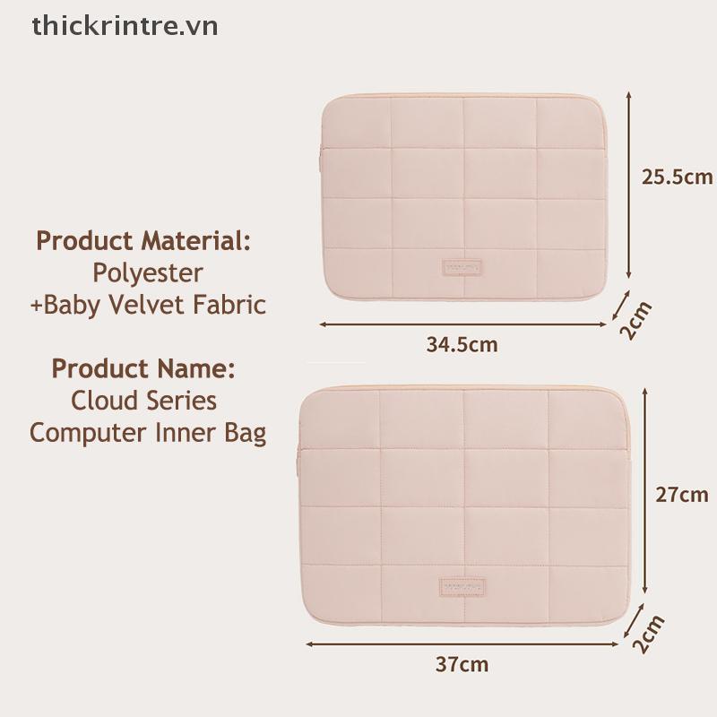 THI Túi đựng máy tính xách tay 14 15,6 inch chống sốc cho Air/Pro, dùng cho tablet, du lịch