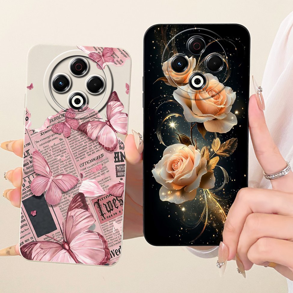 Tecno KL6 Vỏ Tecno Spark 30 Cover Hoạt Hình Thời Trang Dễ Thương Ngộ nghĩnh Sơn Silicon Vỏ Điện Thoại Techno Spark 30