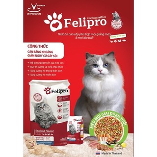 Thức Ăn Hạt Cho Mèo Felipro 1kg Vị Hải Sản