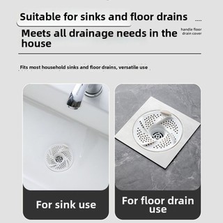 WOAY 3 Ống thoát nước sàn, Vỏ thoát nước chống tắc nghẽn chống bọ, Thiết kế lưới vệ sinh Xoay Vortex Máy hút tóc Vòi hoa sen