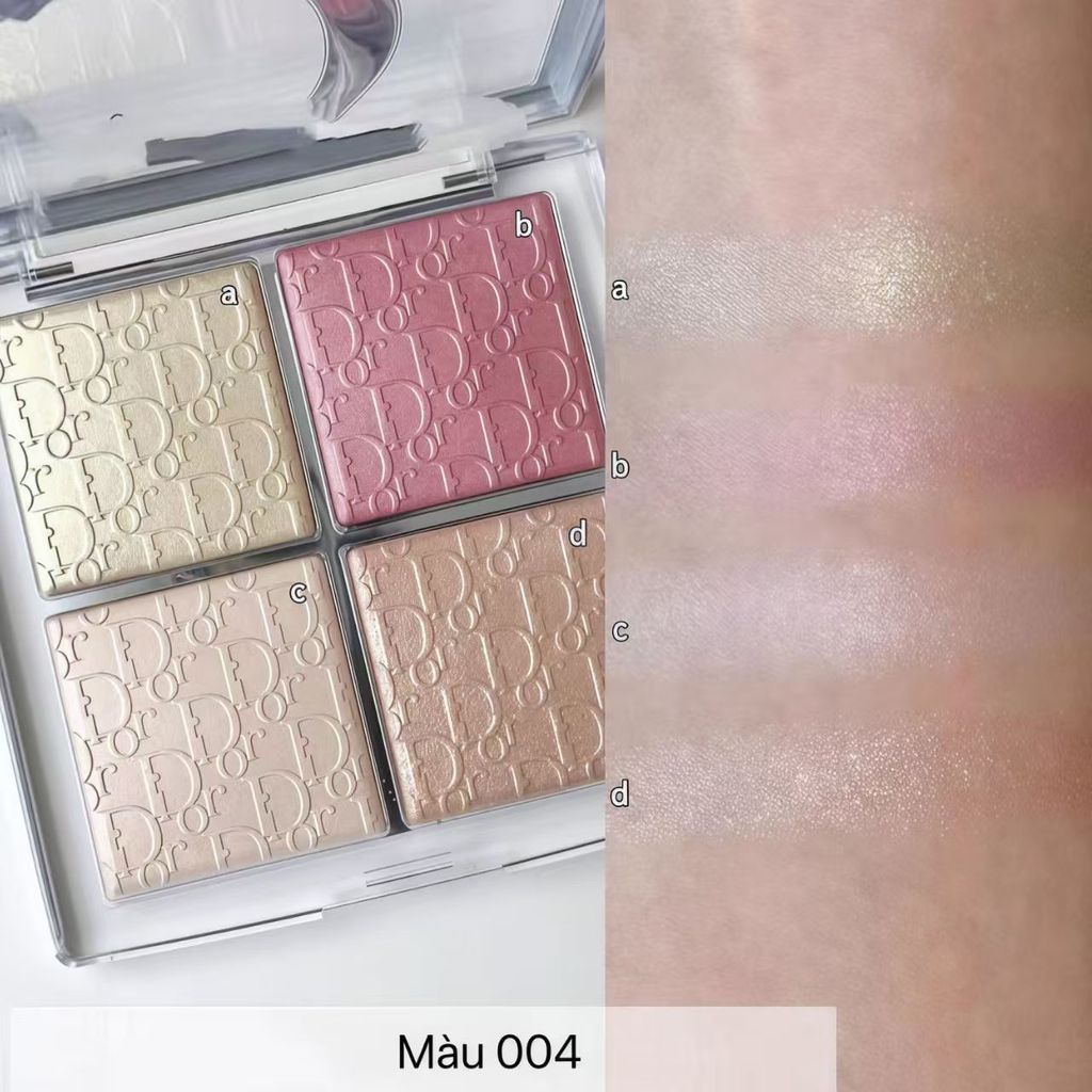 Yolo ❤Phiên bản mới Blush Highlight bốn màu#001爆闪天花板高颜值盘化妆品学生006#